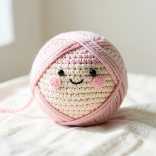 Amateur Projects mascot — a smiling crochet yarn ball